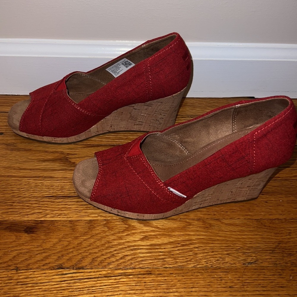 TOMS Women's Classic Espadrille Wedge Sandal - Picture 3 of 7